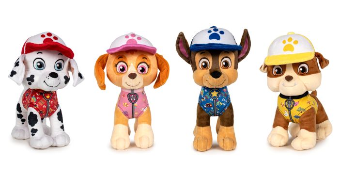 (Mis 3+) PAW PATROL Summer Peluche 27cm – 4ass …x12